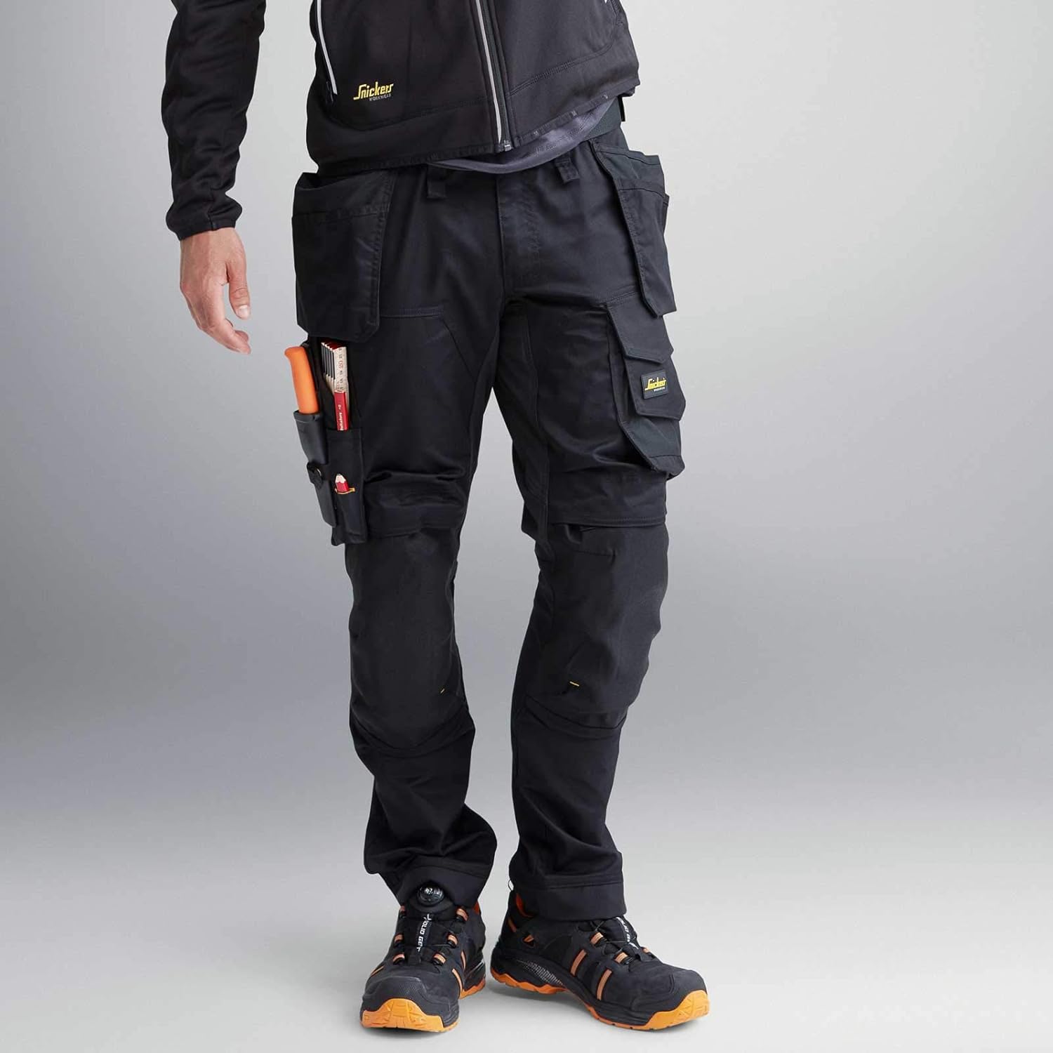 Snickers Workwear Allround Work Craftsman’s Pants, 6241, Stretch Workwear Pants with Holster Pockets and Slim fit Legs