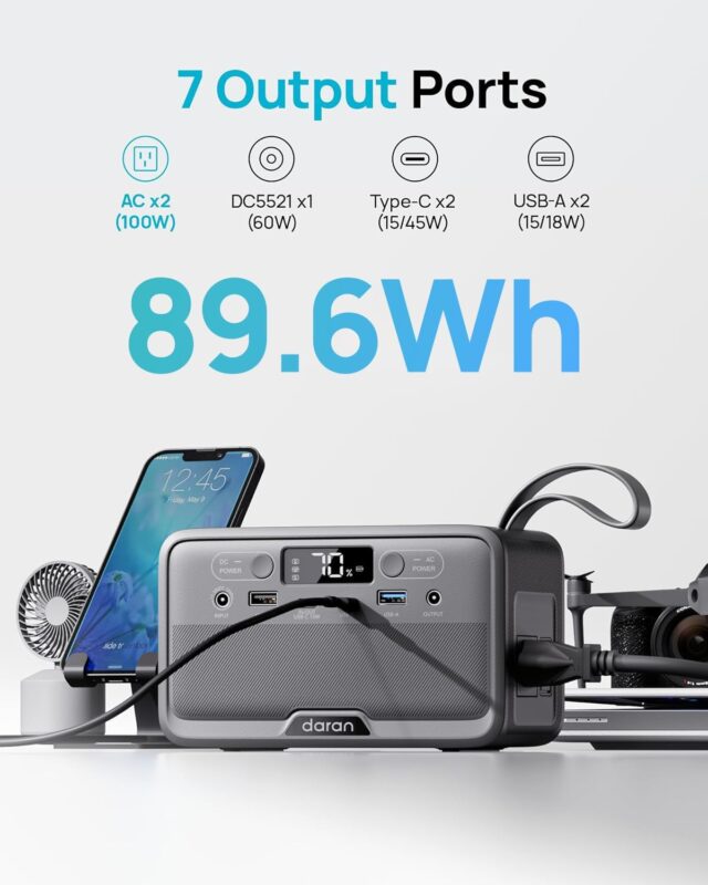 daran portable power station product image 2