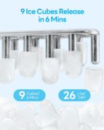 ice makers countertop 5lbs product image 2