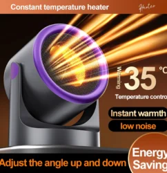 USB Desktop Fan Heater – Silent Mini Room Warmer for Desk