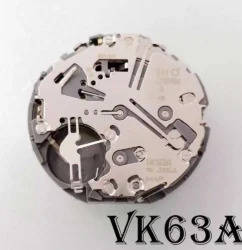 VK63 Quartz Watch Movement with 24-Hour Dial and Date