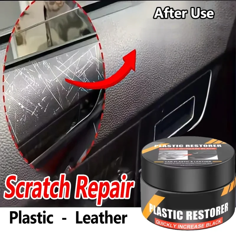 Car Plastic Restorer Cream for Interior and Exterior Trim